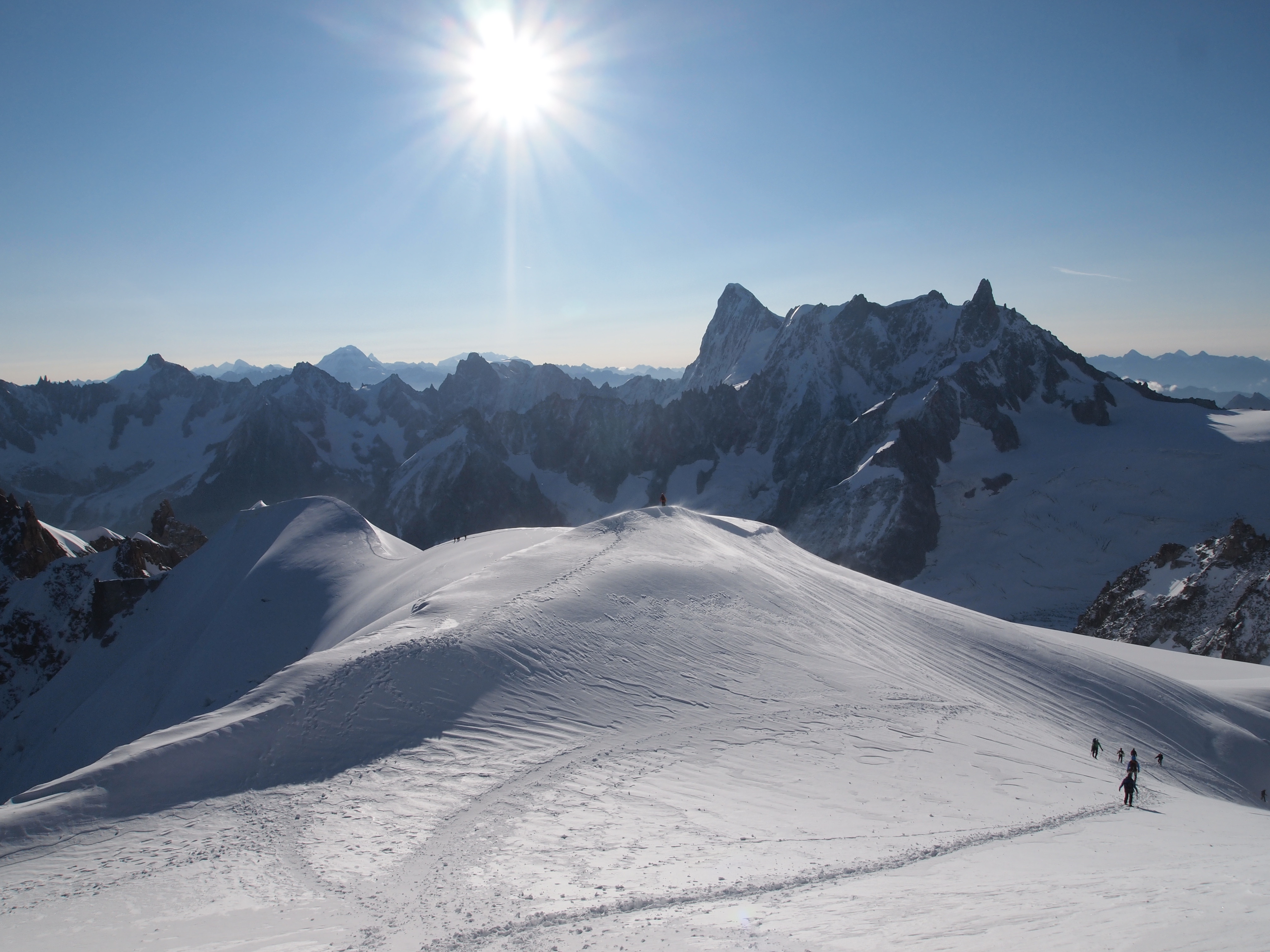 Midi Plan Traverse, Chamonix